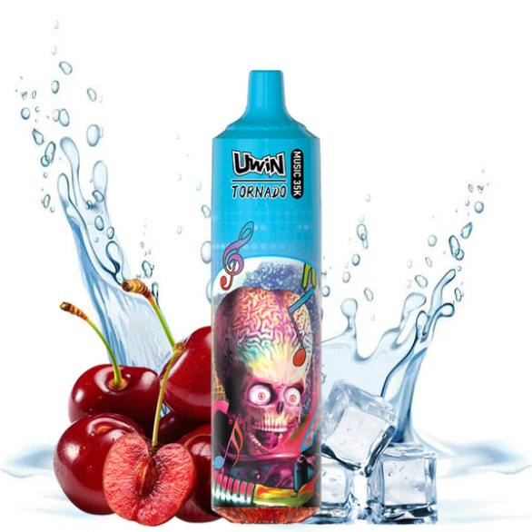 UWIN CRYSTAL 35k engangsvape kirsebæris LTNL21 - Uwin Vape Kjøpe